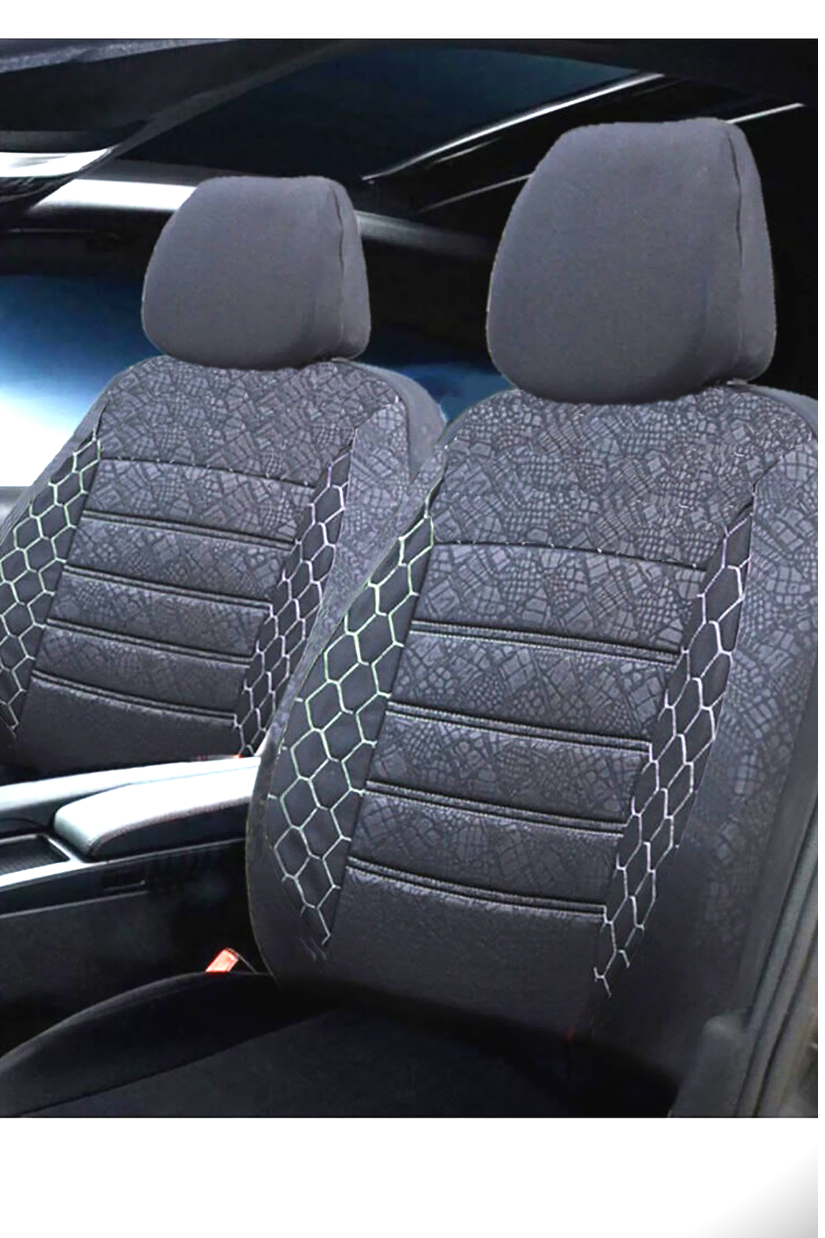 Toyota Crown Uyumlu Siyah Oto Koltuk Kılıfı (Tam Takım Ön Arka Araç Koltuk Kılıfı)